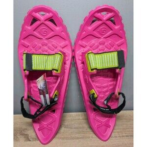 Crescent Moon Luna Candy Pink Hiking and Running Kids EVA Snowshoes